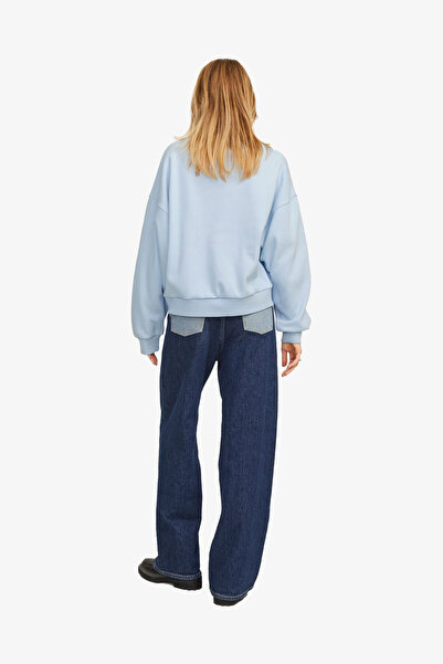 JJXX Jxmerle Kadın Mavi Sweatshirt 12260608-skyway