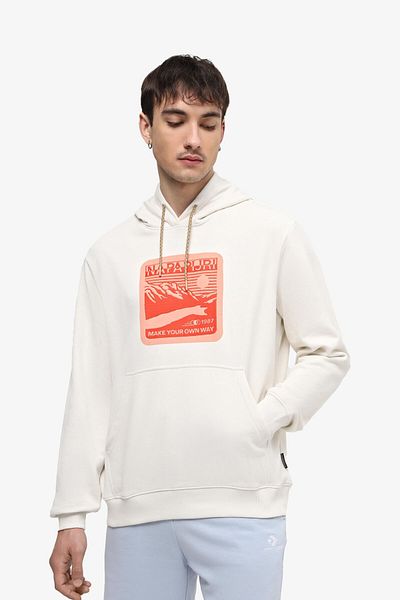 Napapijri B-Boyd H Men's White Sweatshirt Np0A4Hp2N1A1
