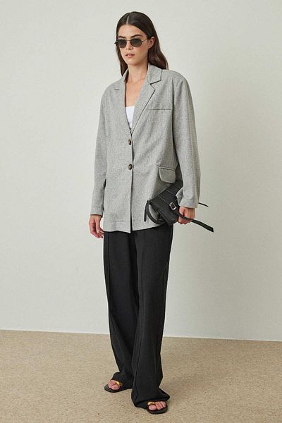 Hooopstore Retro Basic Anthracite Jacket