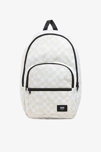 Vans Ranged 2 Prints Backpack-b Γυναικείο λευκό σακίδιο πλάτης Vn0a7ufm2n11