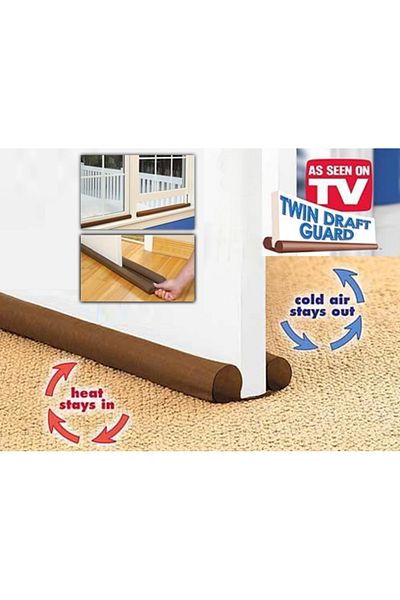 Bundera Double Sided Twin Draft Guard Under Door Windshield
