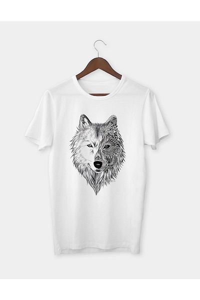 Pink Sky Μπλουζάκι Wolf Printed