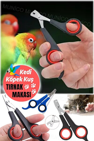 Munico Kuş ve Papağan Tırnak Düzeltici Makası Hijyenik Kesici Küçük Hayvan Pençe Bakımı için En İyi Seçim