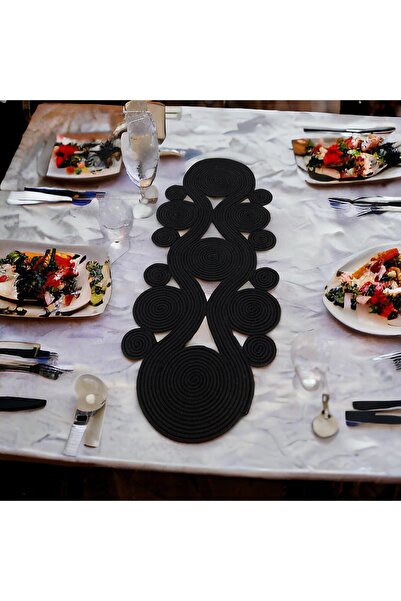 JÜTEX HOME Jute, Wicker, Coiled Model, Decorative Table Cloth, Runner 40X110 ...