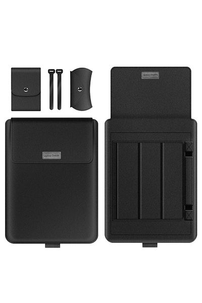 TEKNETSTORE ماك بوك برو اير 13 M1-M2 2020/2022 حقيبة جلدية مغناطيسية - موديلات A2179-A2337-A2338-A2251-A2159-A1989-A1708