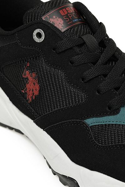 U.S. Polo Assn. БАЗА. Поло Асоциация 3W Sensei 3Pr Мъжки Маратонки - Черни/Червени/Зелени A101392121