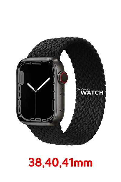 Shinytech Apple Watch Örgü Kordon Siyah Se/3/4/5/6/7/8/9 38,40,41mm W10 42mm ...