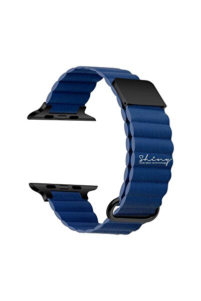 Shinytech Apple Watch Premium Deri Kordon Se/3/4/5/6/7/8/9 42,44,45,49mm W10 ...