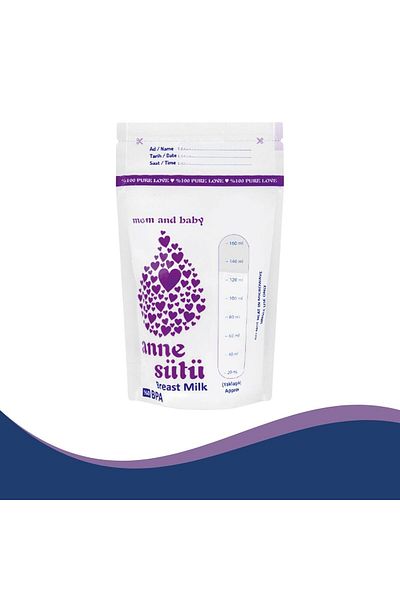 VZN High Quality Breast Milk Storage Bag - Pack of 20 Ziplock