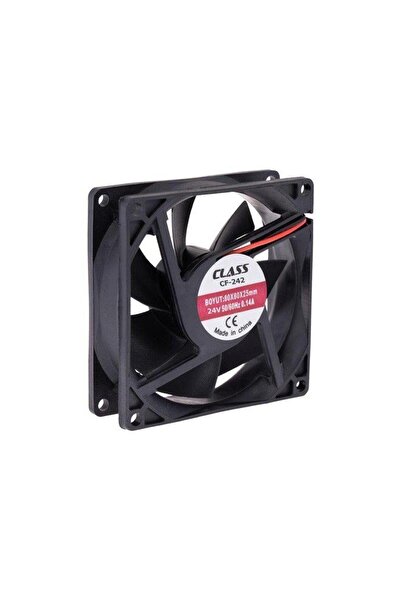 Class Cf-242 80x80x25mm Dc 24volt Fan - 1adet