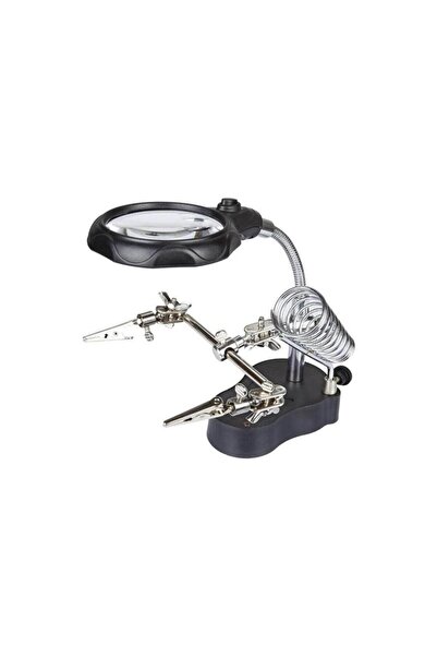 S-Line Electroon Zd126-2 Masa Üstü Ledli Mini Büyüteç Pcb Tutucu