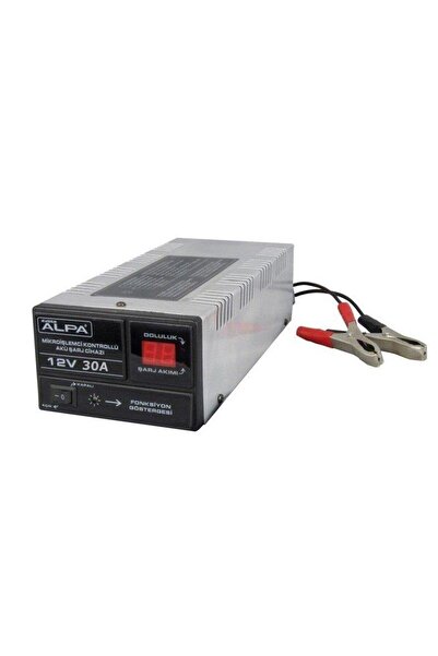 Alpa 12volt 30amper Mikroişlemci Kontrollü Akü Şarj Cihazı