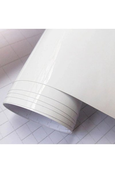 ESEMİZ White Color Durable Vehicle Motor Furniture White Goods Coating Foil (126cm X 30 cm)