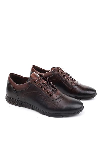 Benart 1218 Ανδρικά δερμάτινα παπούτσια casual με κορδόνια