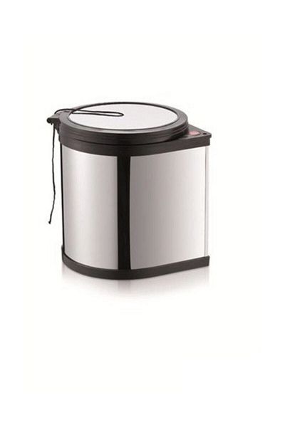 MV Interior Luxury Chrome Trash Can 11 Lt.