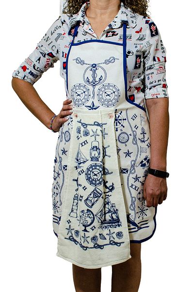 LADYNİL Kitchen Apron And Kitchen Towel Set Waterproof