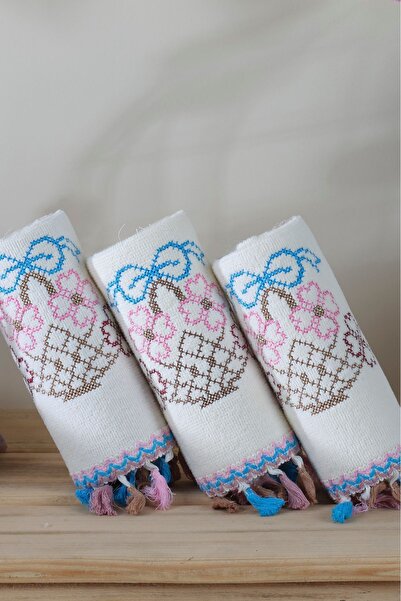 LADYNİL Kitchen and Bath Towel 30x50 100% Cotton Set of 6