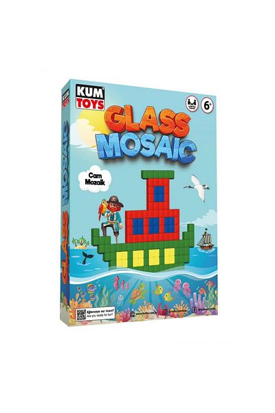 Kumtoys Glass Mosaic Glass Mozaic 19X25 cm 6+ Years