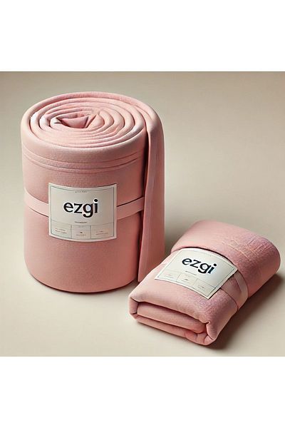 Ezgi Pink Ranforce Woven - Double Sheet and Pillowcase, Elastic, 160X200+30 cm