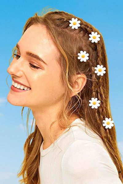 PETEK AKSESUAR 10 Piece Daisy Buckle Set