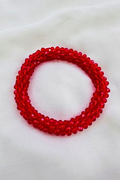 PETEK AKSESUAR XL LARGE FULL CRYSTAL RUBBER BUCKLE 7 CM