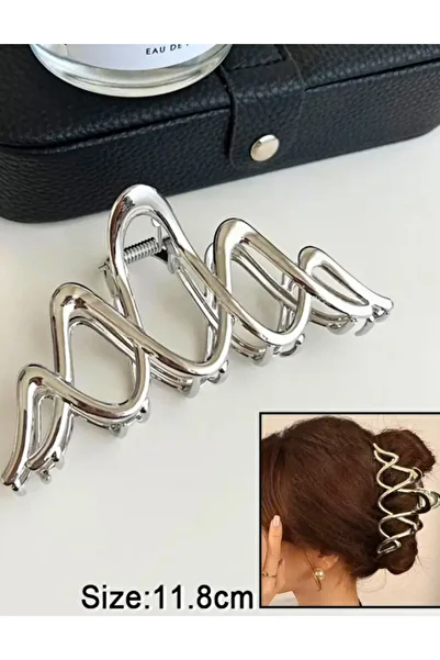 PETEK AKSESUAR 11.8 CM Wavy Metal Latch Buckle