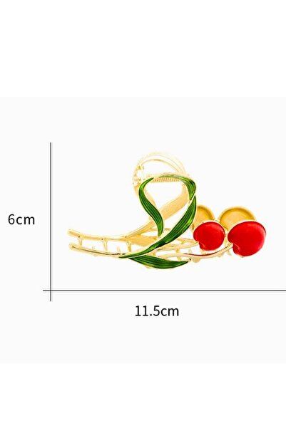 PETEK AKSESUAR KİRAZ METAL MANDAL TOKA 11,5 CM.