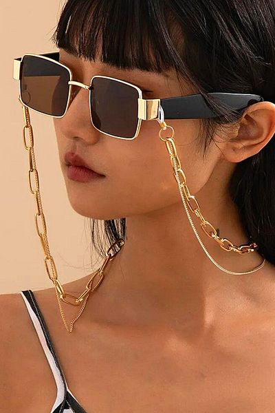 PETEK AKSESUAR Double Chain Glasses Chain
