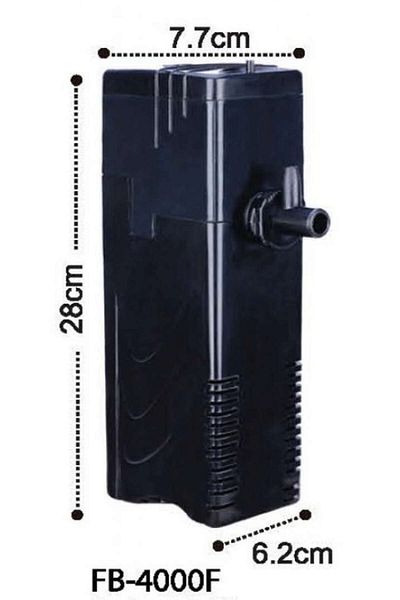 Dophin . 21051-Modell 600 L/H-Innenfilter