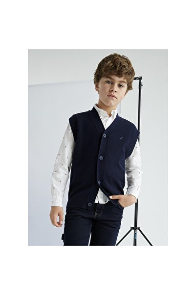 MAYORAL yün karışımlı çocuk yeleği, lacivert