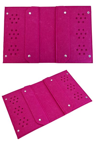 TetraRosa 10 Colored Picture Bag - Tablet Notebook with Pen Holder Paint Supplies Activity Bag