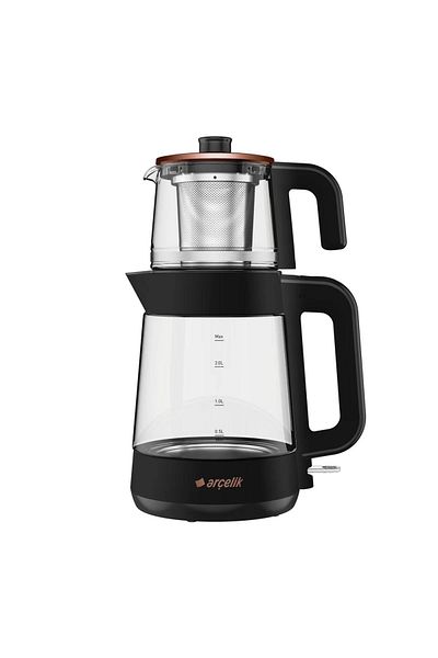 Arçelik Black Tea Machine - cm 6964 S Resital, 1900 W with Glass Teapot