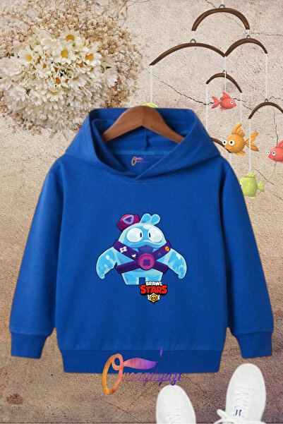 oneagılyazı Детски суитшърт с щампа и качулка