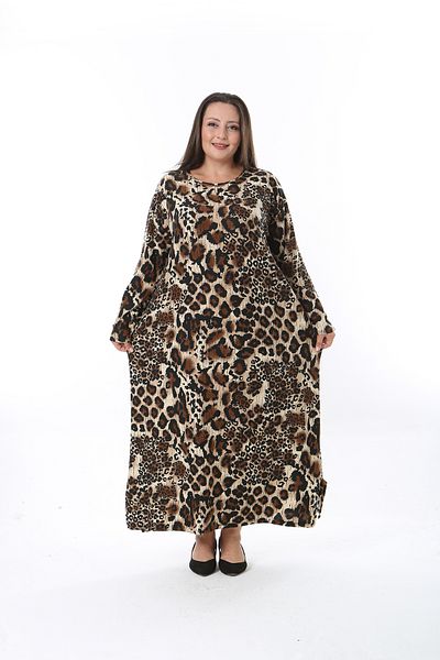 XL Modam Φόρεμα One Size Lycra Cashmere - Μπούστο 150 έως 154 Plus Size