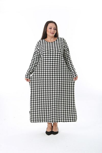 XL Modam 1 Size Lycra Cashmere Dress - Breast 150 Basen 154 Plus Size