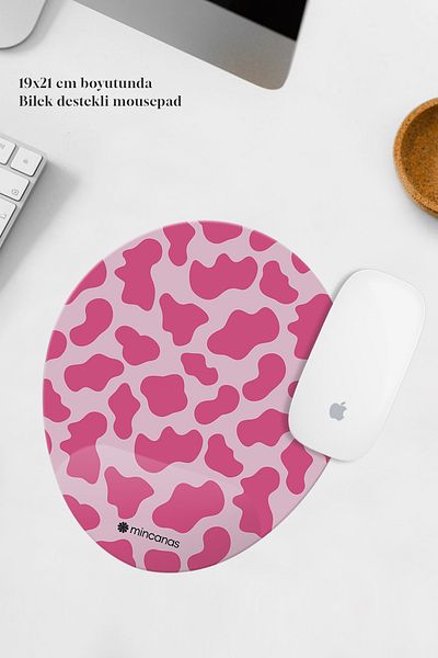 Mincanas Colorful Wrist Supported Oval Mouse Pad Mouse Pad