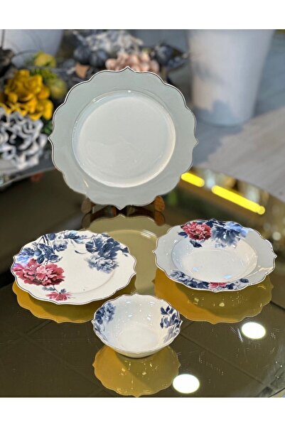 Tekart 6 Kişilik 24 Parça Yemek Takımı Gold