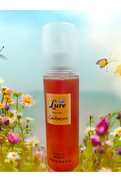 LURE YENİ ÜRÜN EFSANE KOKU CASHMERE BODY MİST VÜCÜT SPREYİ 200 ML