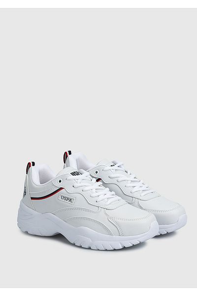 U.S. Polo Assn. White Tracey Women's Sneakers