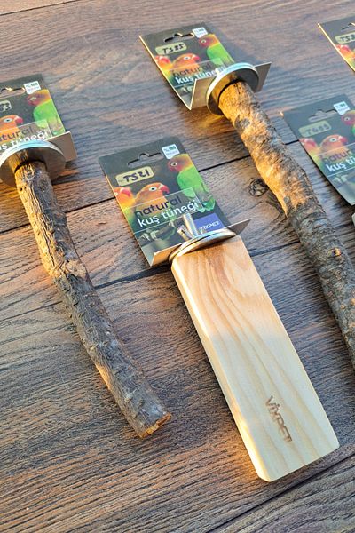 Vixpet Venty 5-Piece Natural Parrot Perch Set - Sultan, Monk, Budgie, Lori, Kakariki, Senegal