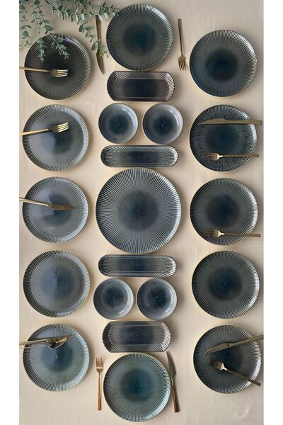 Genel Markalar Green Gold 12 Kişilik 21 Parça Kahvaltı Takımı