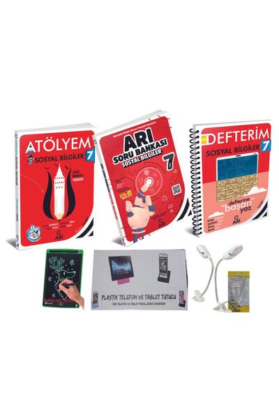 Arı Yayıncılık 2024-2025 Müfredat 7. Sınıf Sosyal Bilgiler Akıllı Defterim + ...