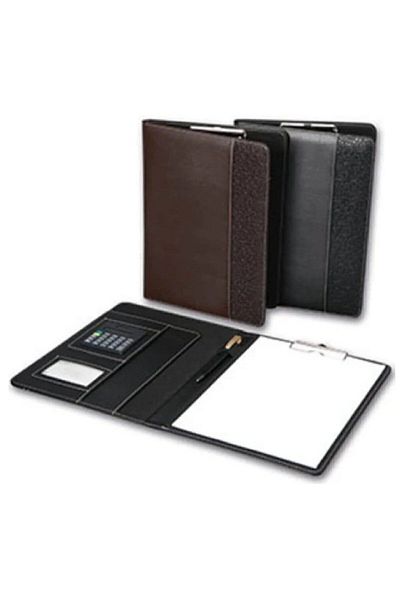 TAN EXPRESS A4 Faux Leather Line Sewing Secretarial Block Table with Calculator