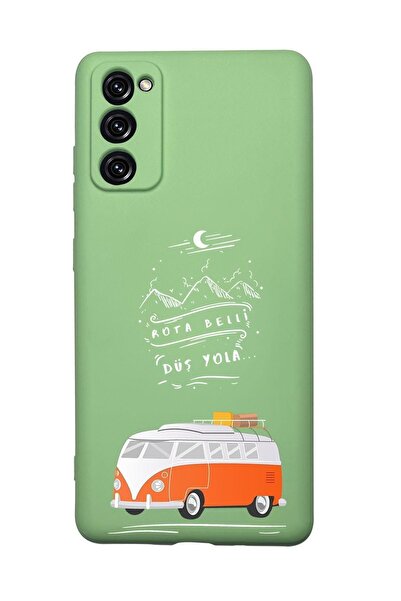 mooodcase S20 FE Uyumlu Rota Belli Premium Silikonlu Lansman Telefon Kılıfı