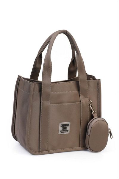 chocolatebag Geantă de damă din piele sintetică, gri