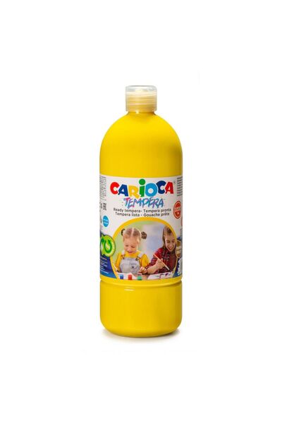 CARIOCA CARİOCA TEMPERA SULUBOYA SÜPER YIKANABİLİR SARI 1000 ML.