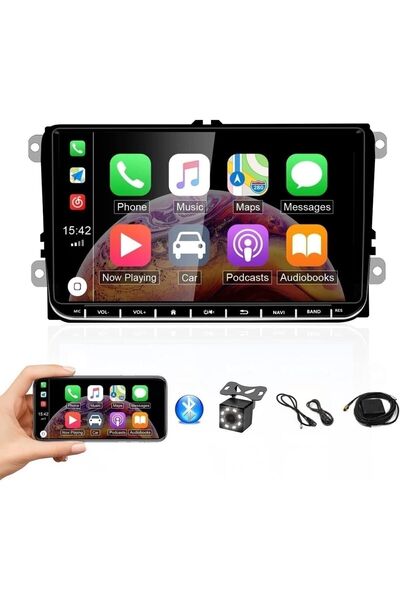 Navigold Volkswagen Caddy Uyumlu 9 Inç Kablosuz Carplay Android Multimedia 2gb Ram32 Gb Hafıza