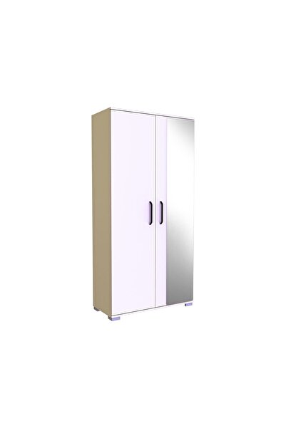 Tdesigno Porto Iki Kapılı Yüksek Ayakkabılık - Beyaz