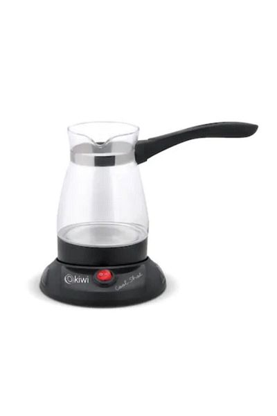 Kiwi KCM-7514 Glass Electric Coffee Pot Turkish Coffee Machine Black