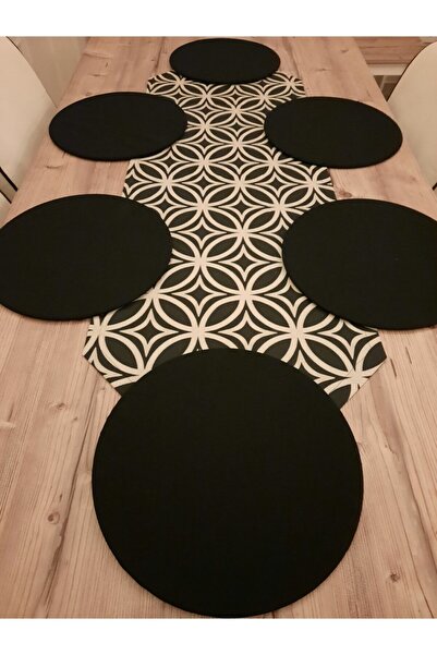 Madame Güles Farfurioară cu cremă neagră&Runner